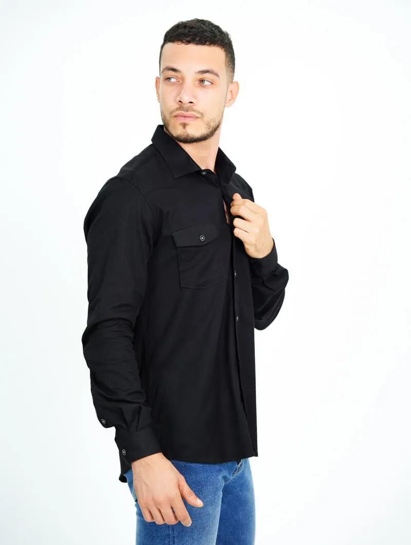 Chemise regular unie